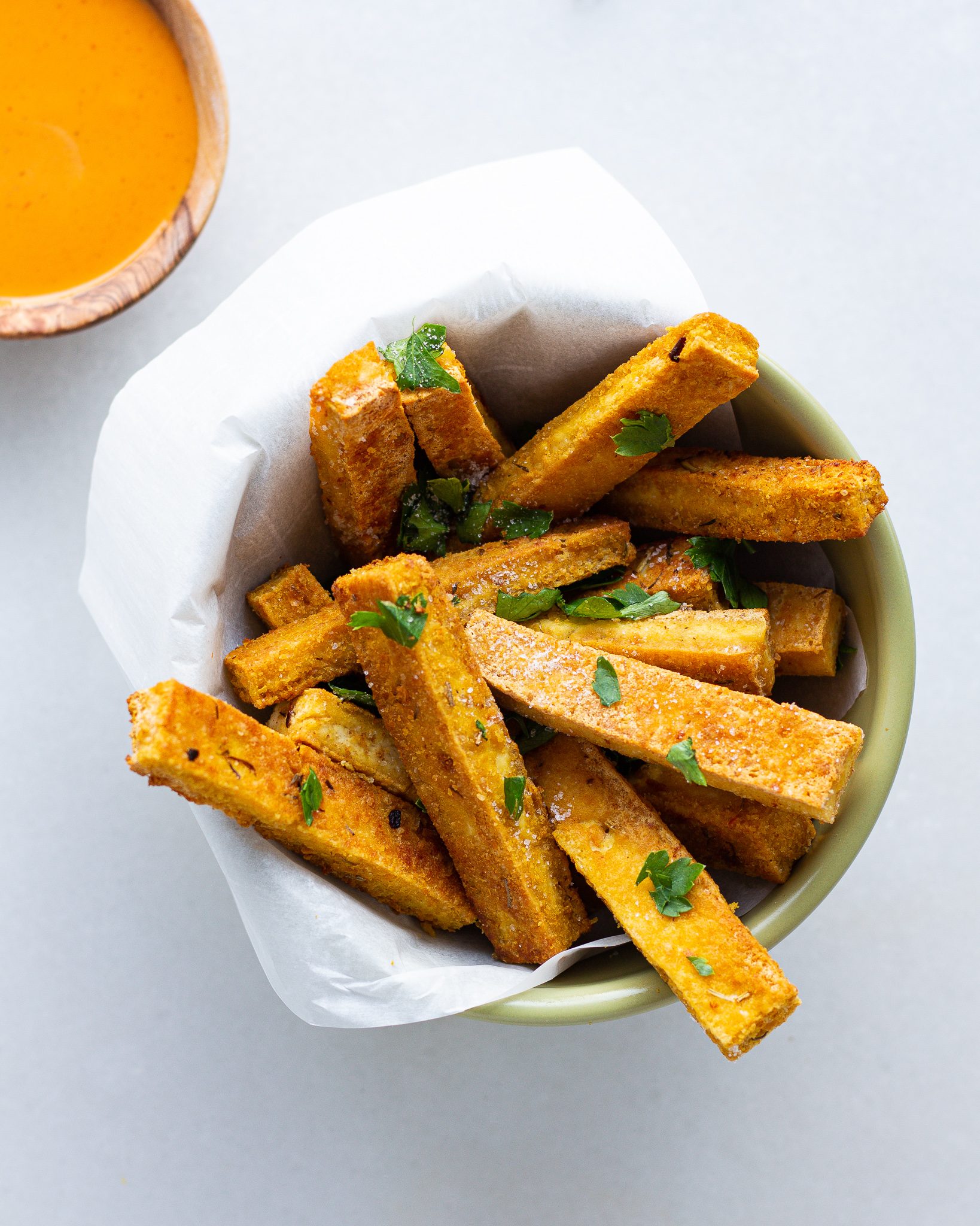 Crispy Crunchy Tofu Fries
