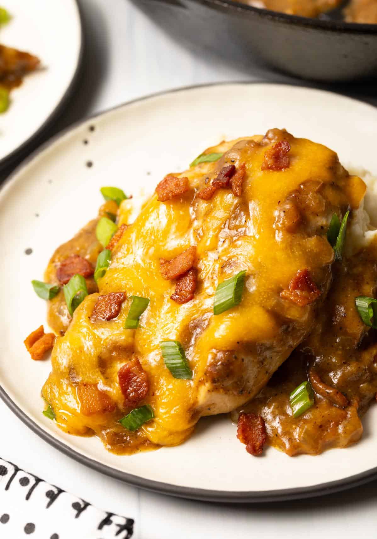 Delicious and Juicy Smothered Grilled Chicken Breast
