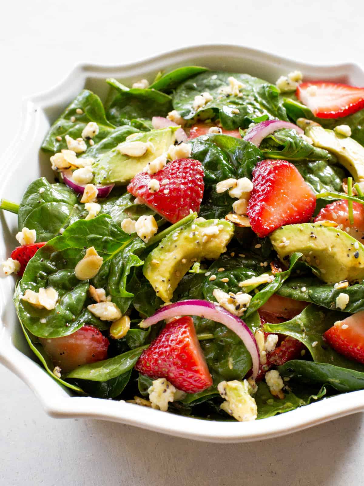 Strawberry Spinach Salad