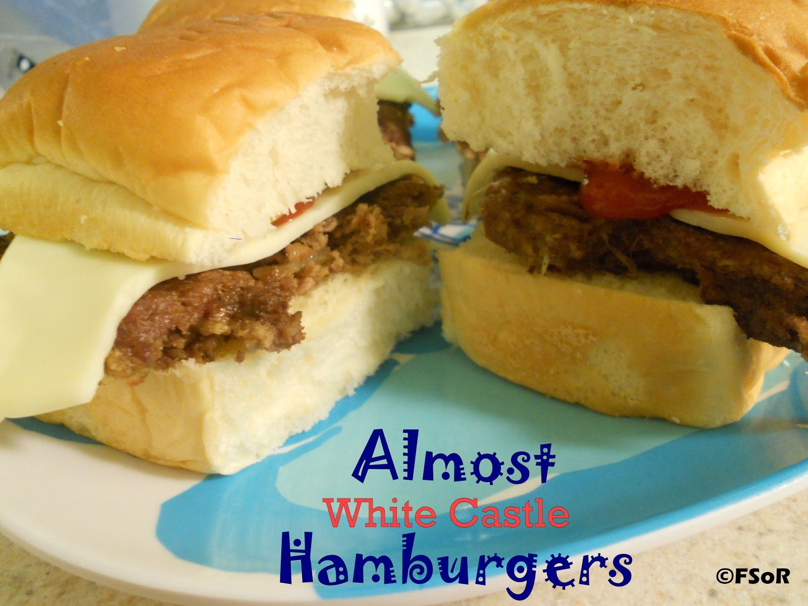 Almost White Castle Hamburgers