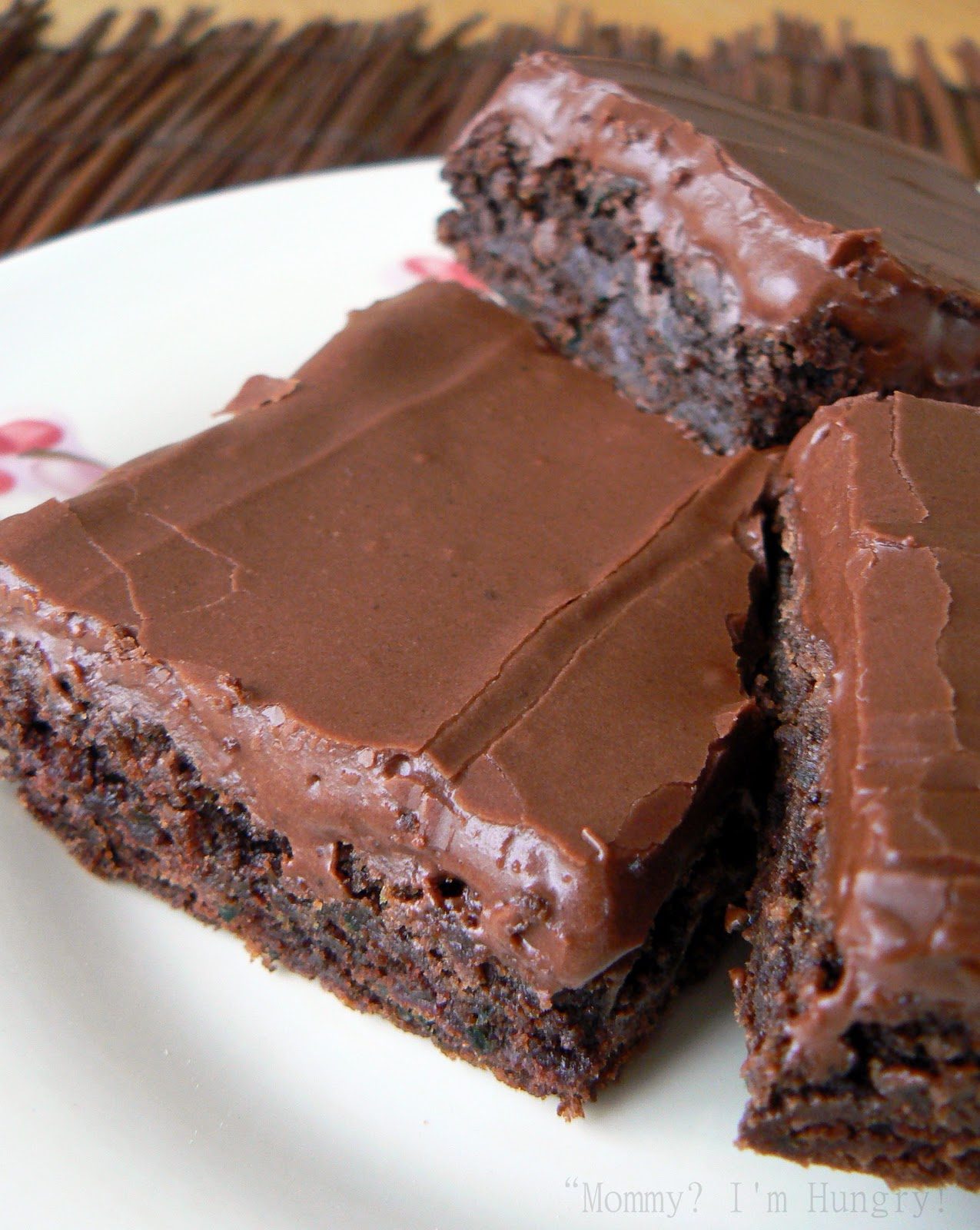 Frosted Zucchini Brownies