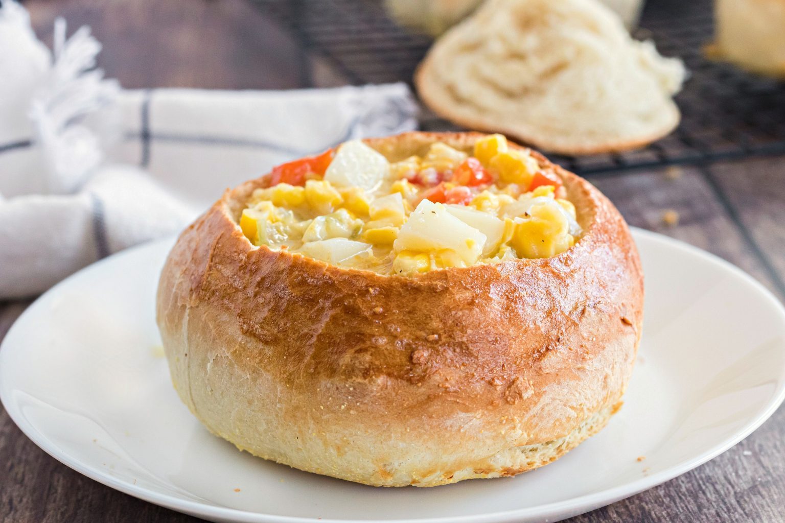 Italian Bread Bowls - Bunny's Warm Oven