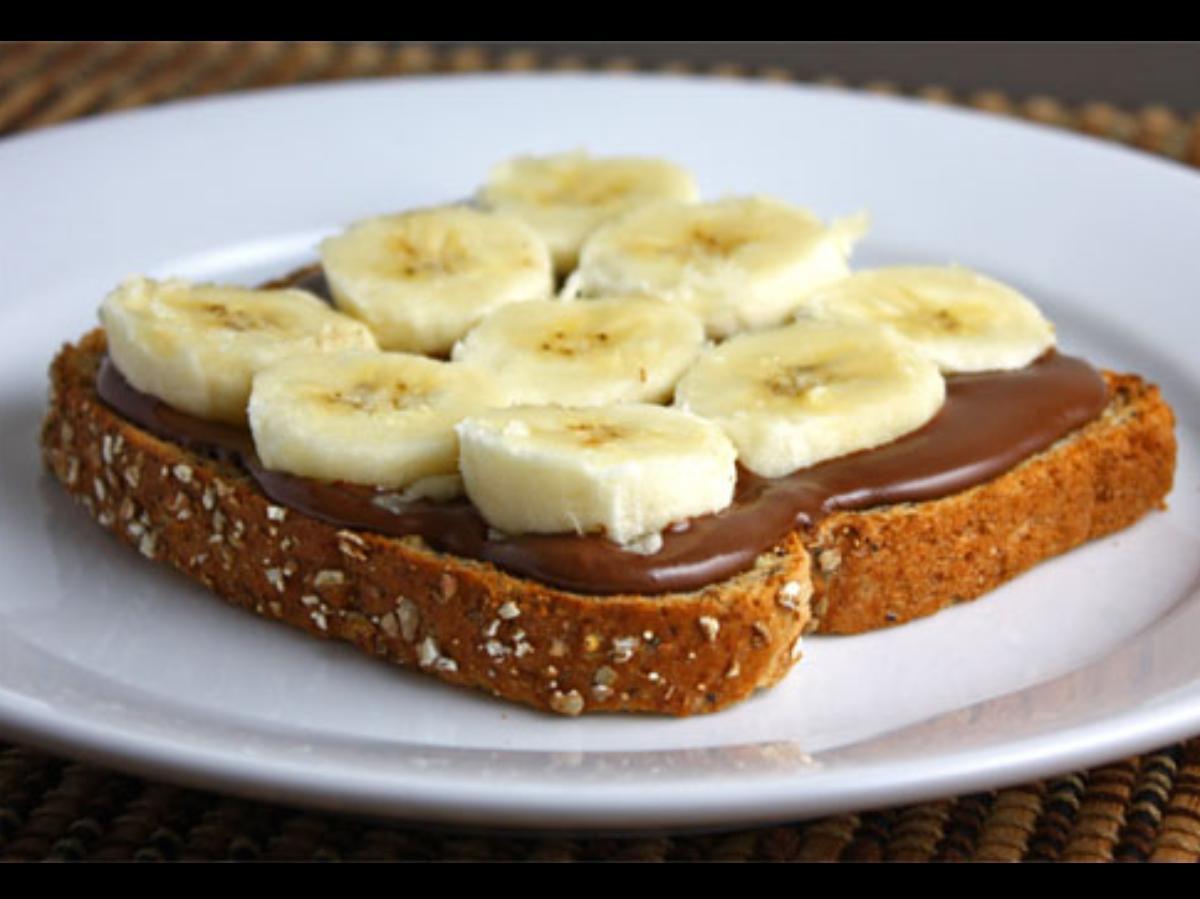 Nutella and Banana Toast