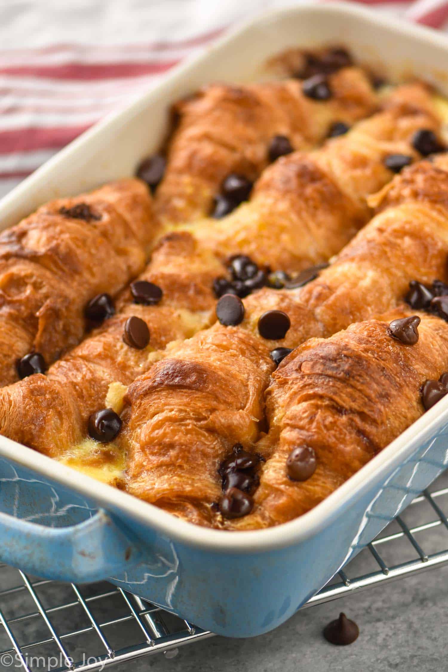 Delicious Croissant Bread Pudding