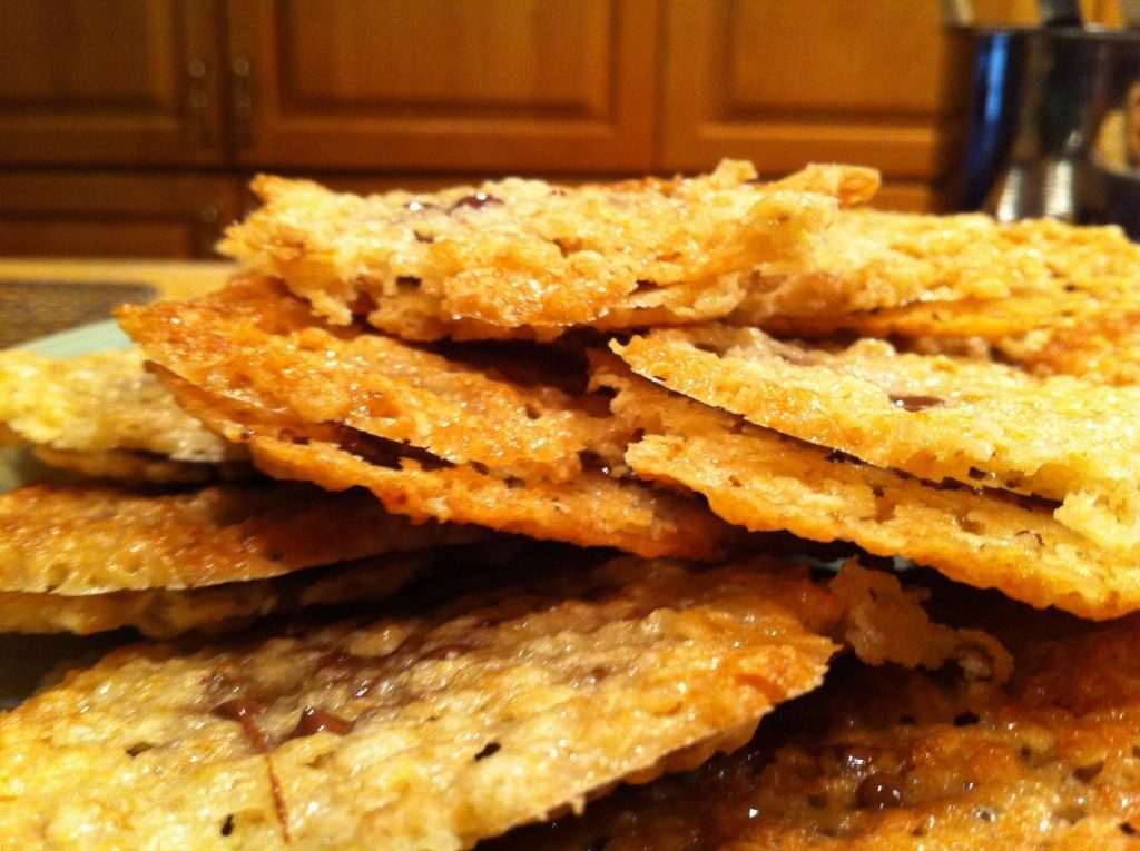 Milk Chocolate Florentine Cookies