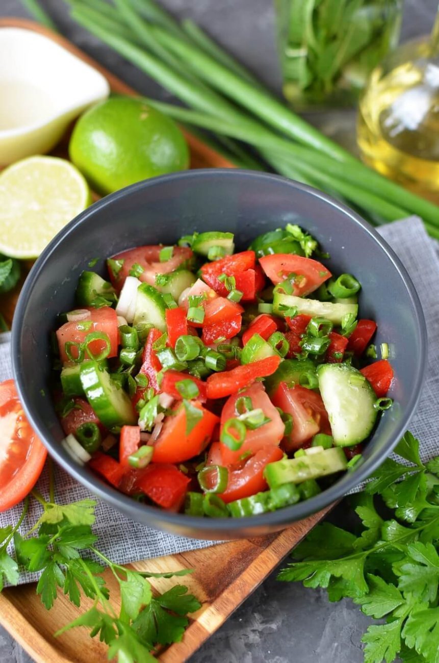 Vinagrete (Brazilian Tomato Slaw)