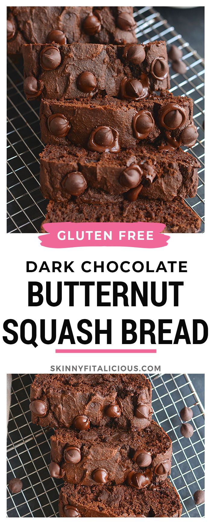 Insanely delicious Dark Chocolate Butternut Squash Bread