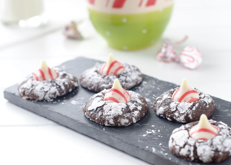 Kisses Peppermint Brownie Drops