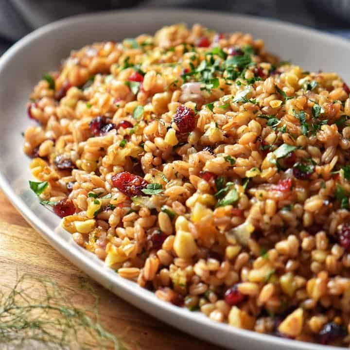 Warm Farro Salad