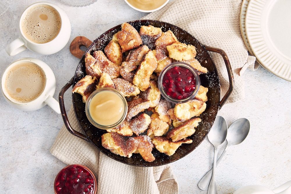 Austrian Torn Pancakes - Kaiserschmarrn