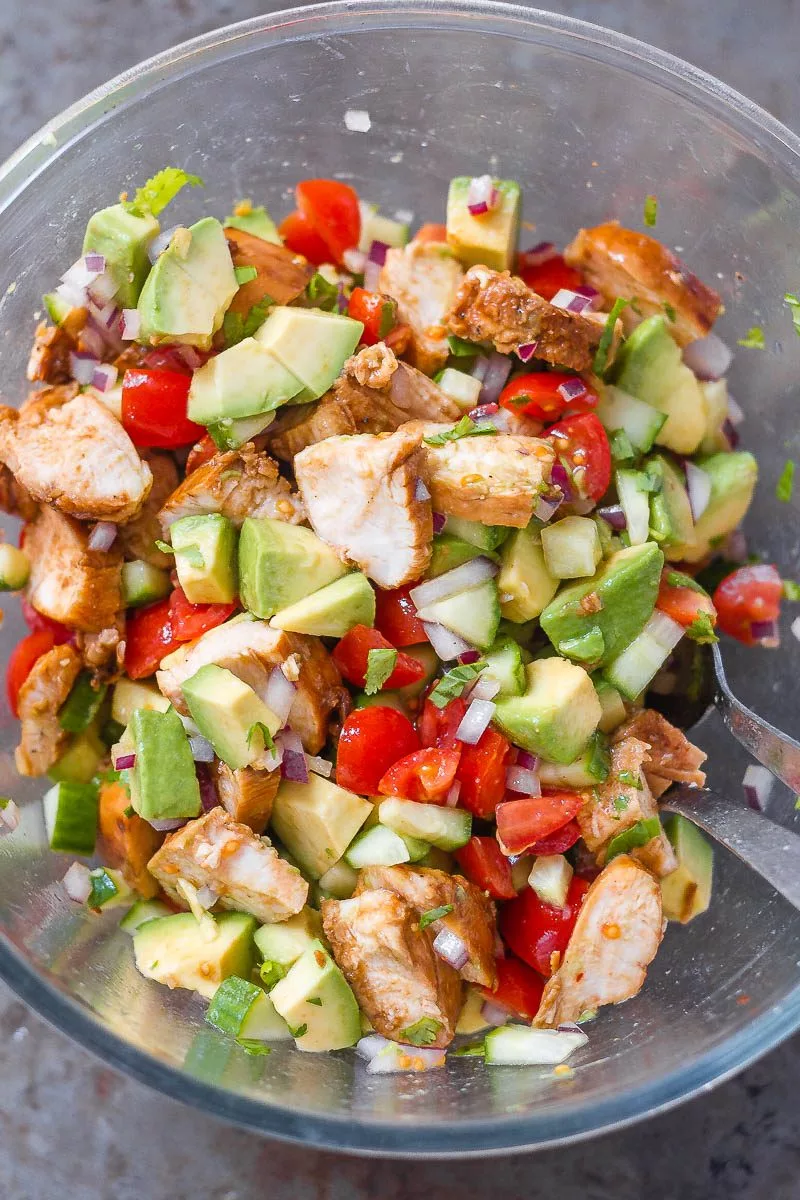 Healthy Avocado Chicken Salad