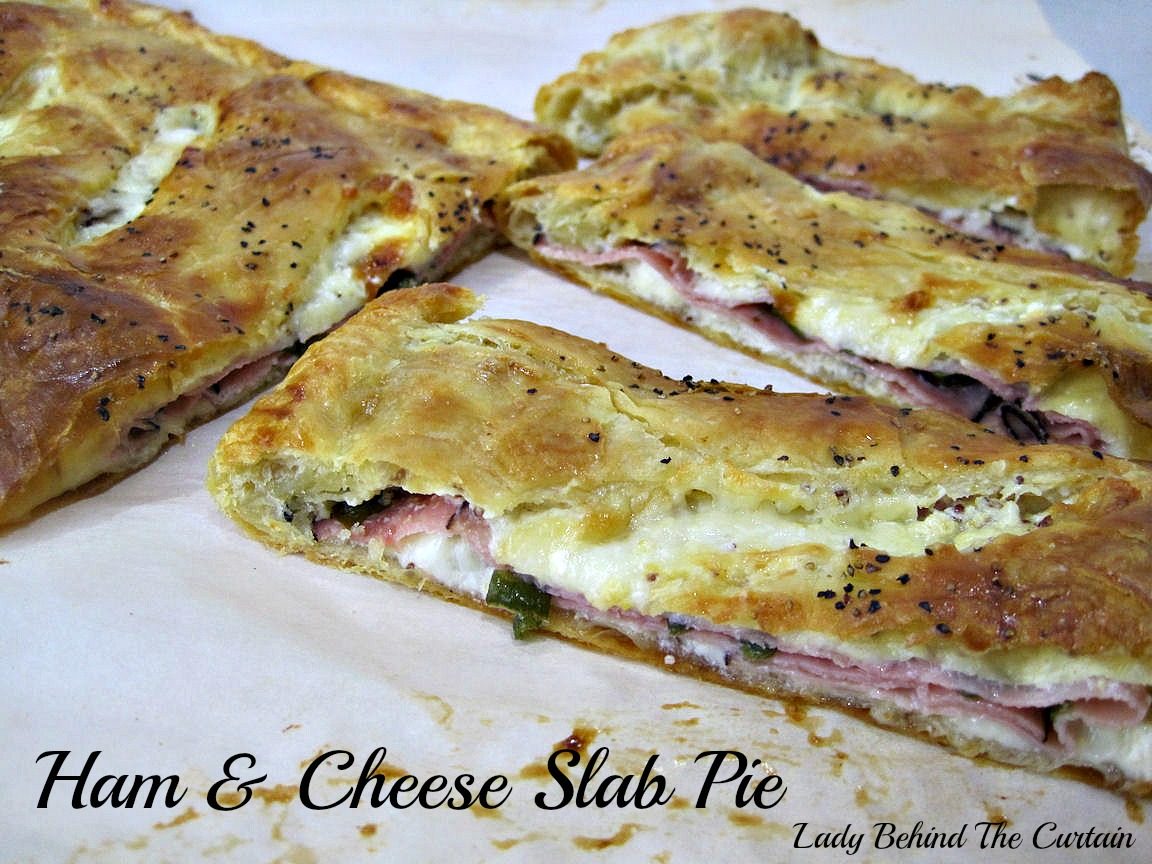 Delicious Ham and Cheese Slab Pie