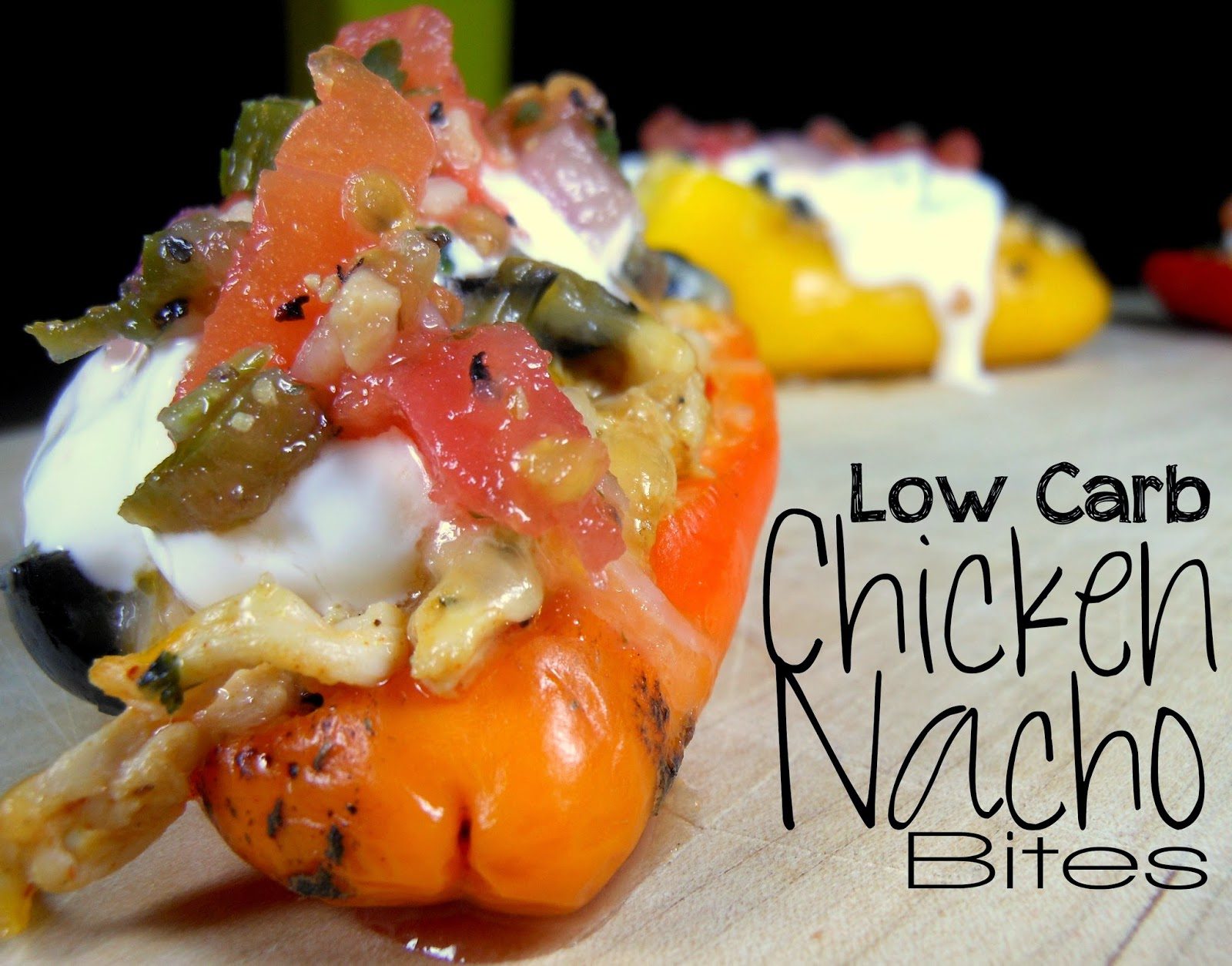Low Carb Chicken Nacho Bites