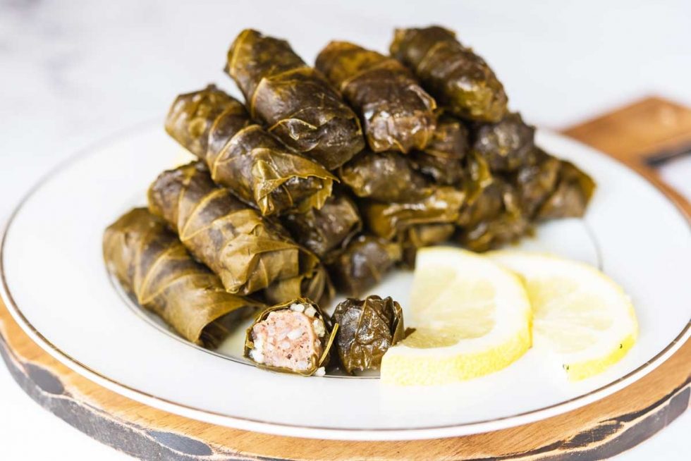 Lamb Stuffed Grape Leaves