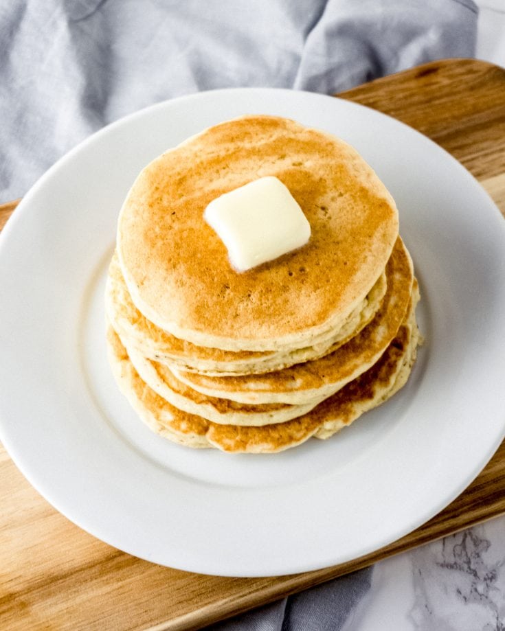 Fluffy Keto Pancakes made with Coconut Flour