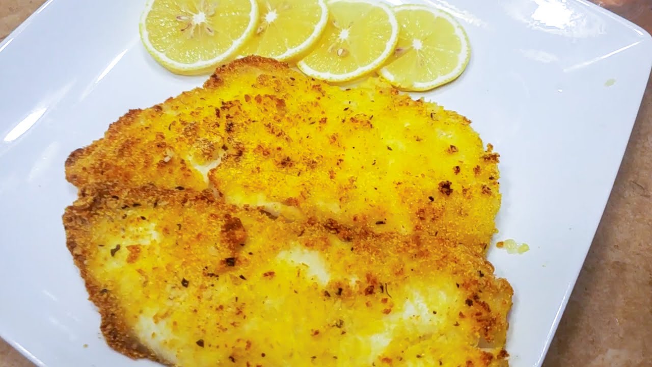 Deliciously seasoned oven fried Orange Roughy