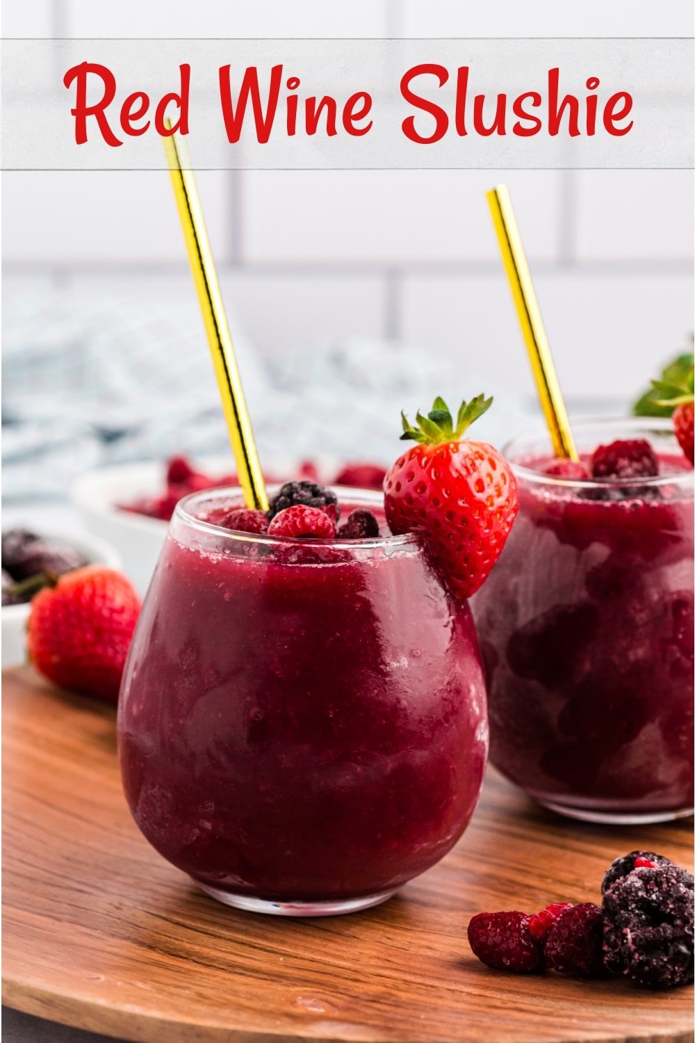 Red Wine Slushie