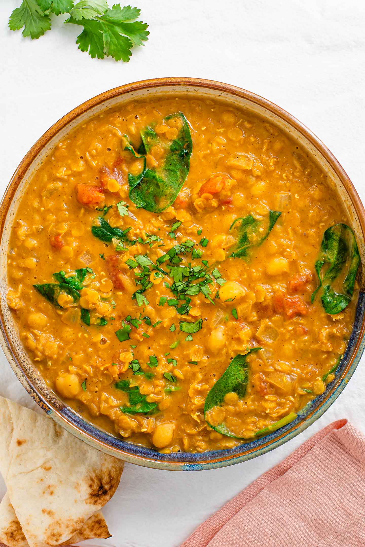 Easy Vegan Red Lentil Curry with Coconut Milk