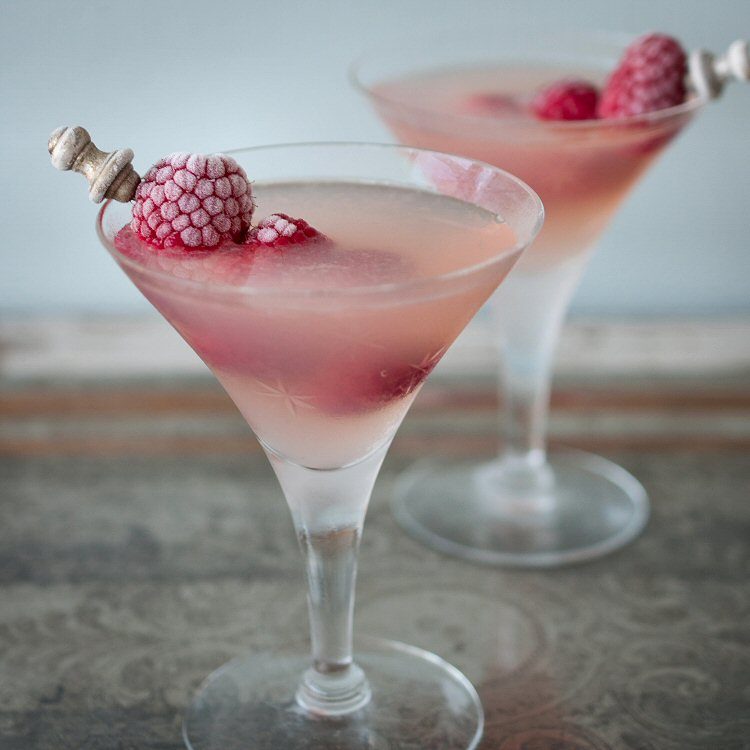 Raspberry Lemonade Vodka Martini