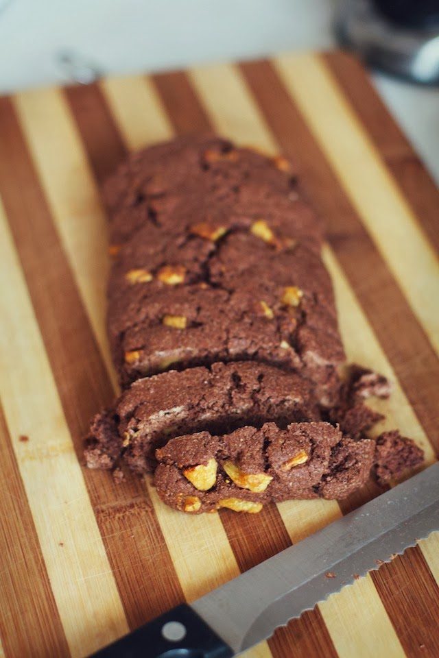 Chocolate & Fig Biscotti