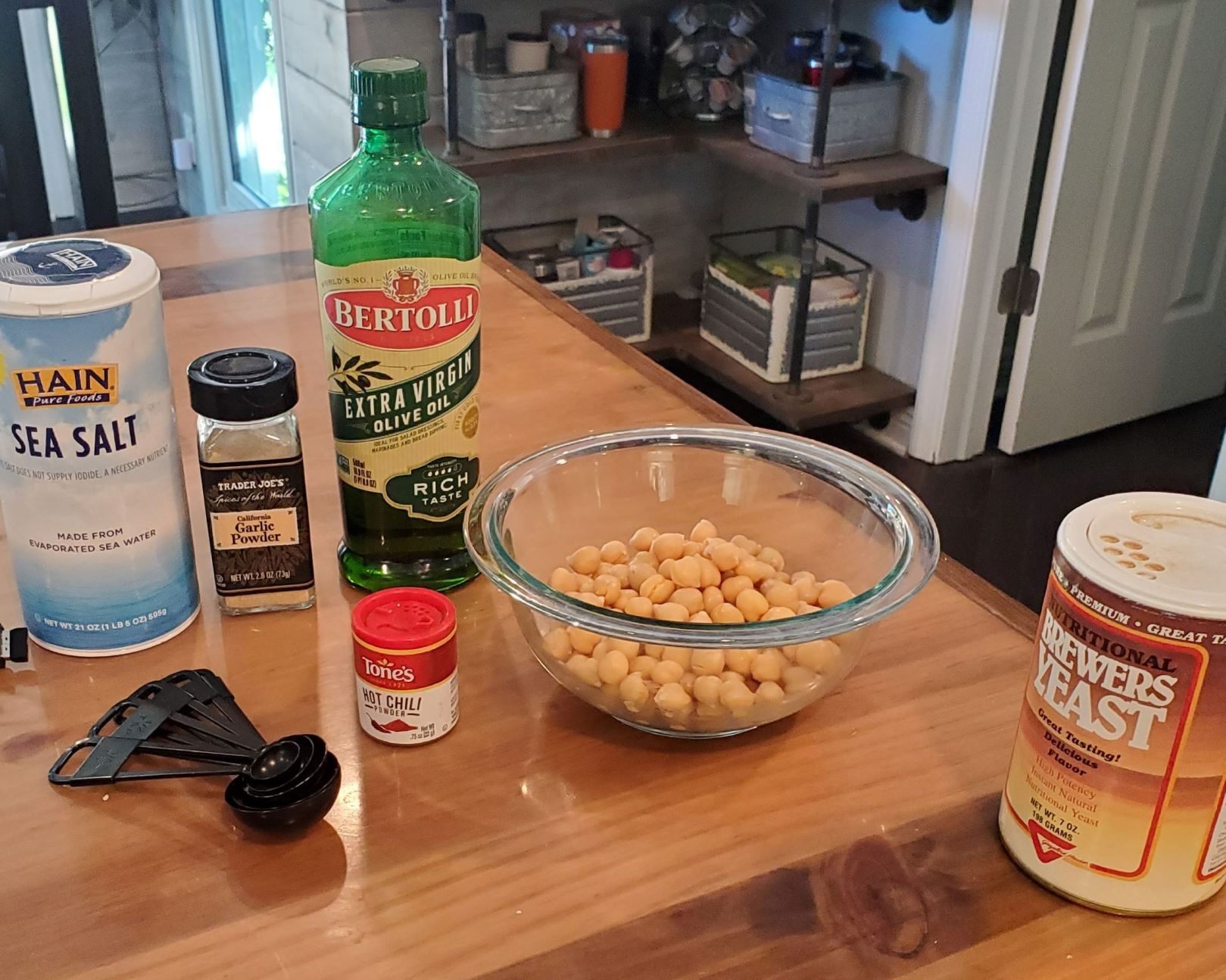 Nacho Flavored Roasted Chickpeas