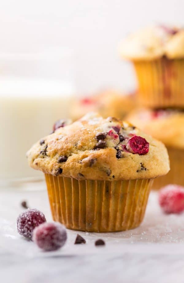 Cranberry Banana Muffins