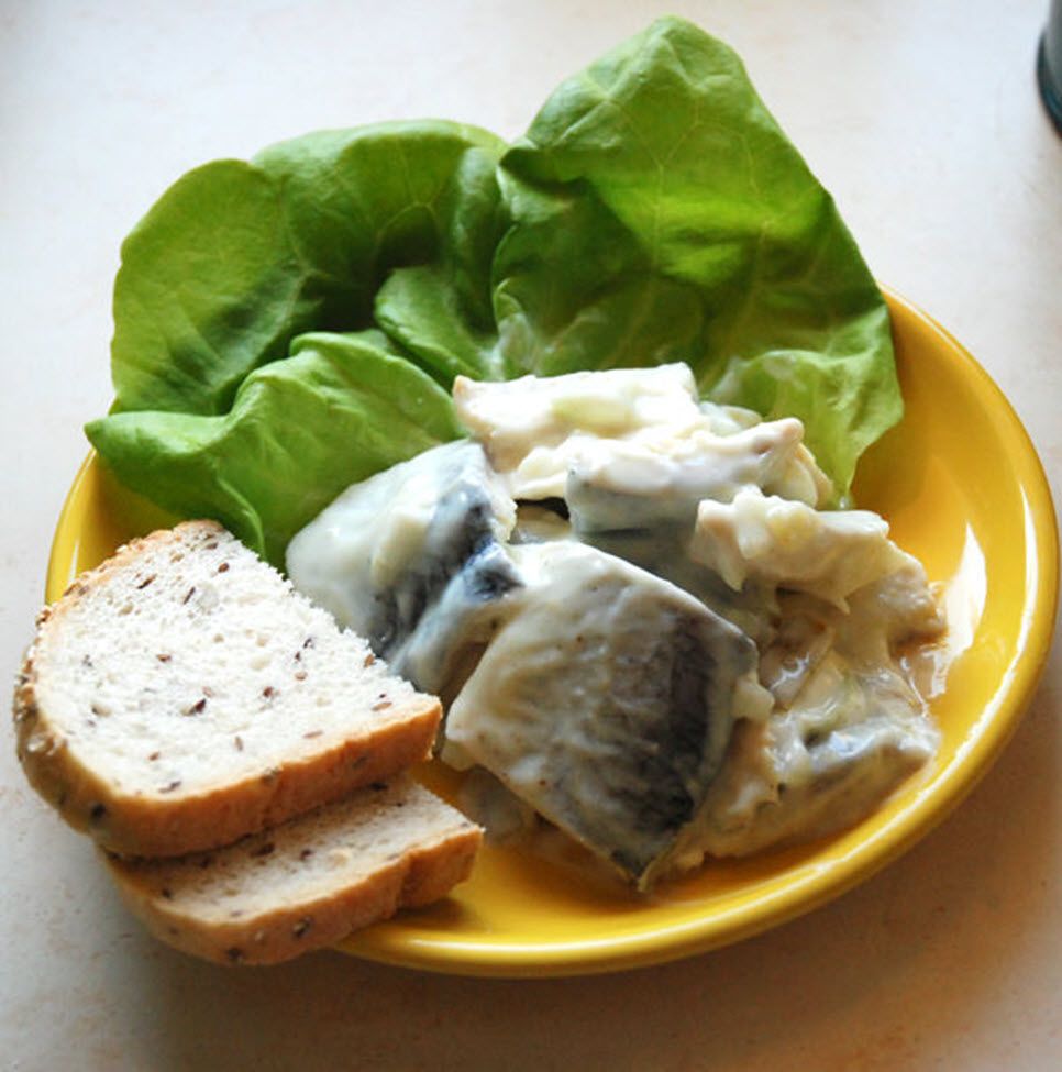 Herring in Yogurt Dressing