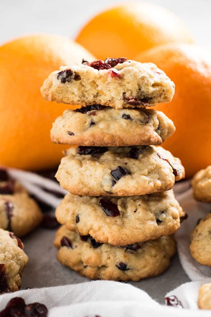 Cranberry Orange Oatmeal Cookies