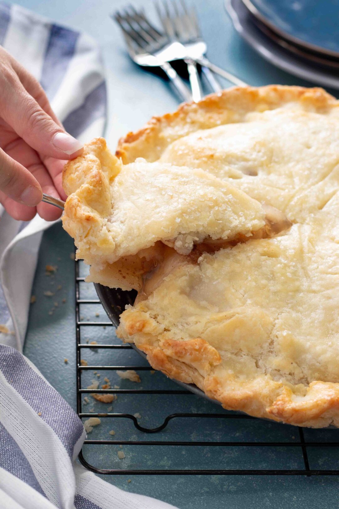Tender, flaky gluten-free pie crust