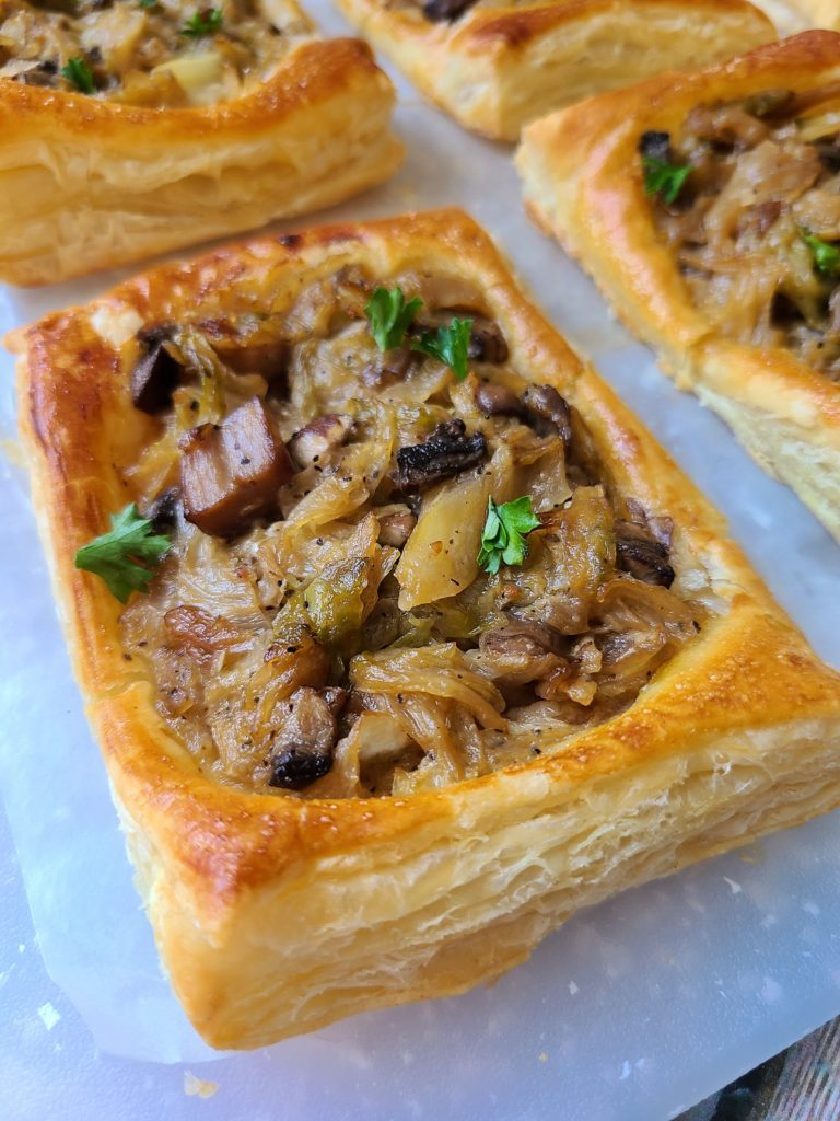 Savory Puff Pastry Tarts