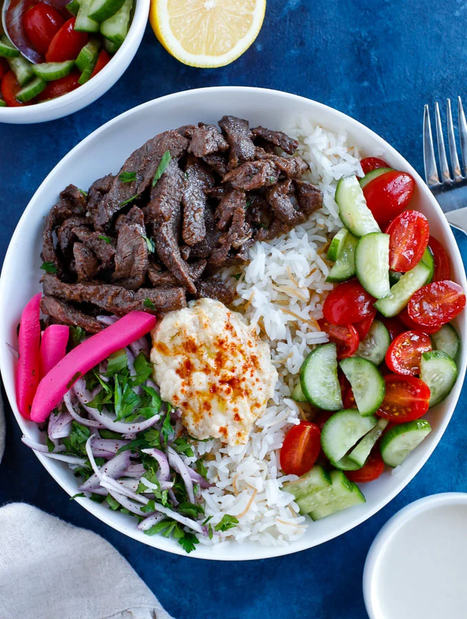Easy Beef Shawarma Bowl