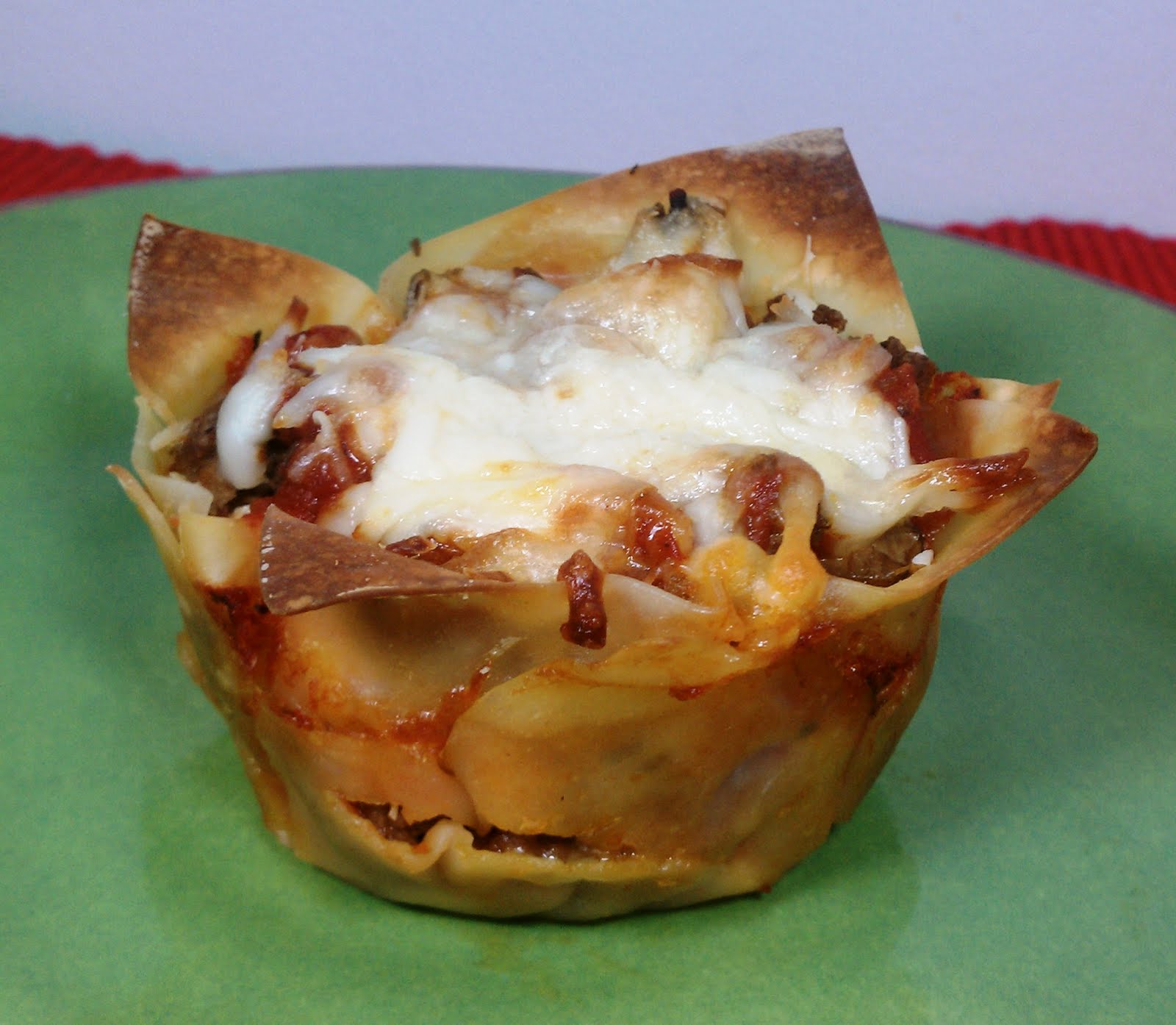 Lasagna Cupcakes