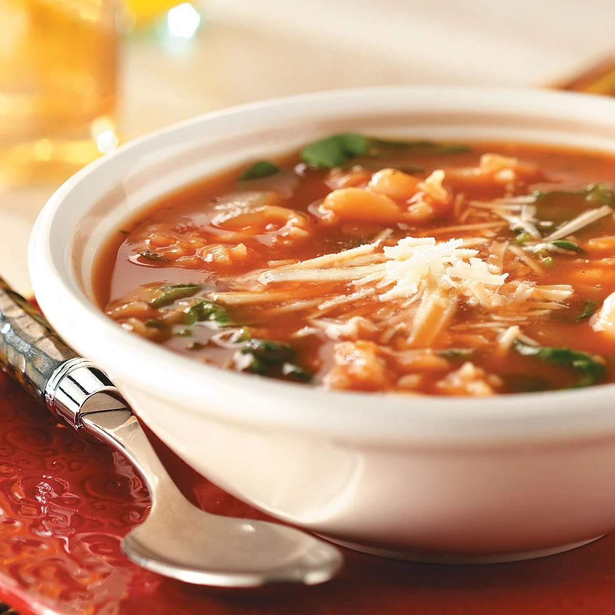 Spinach White Bean Soup