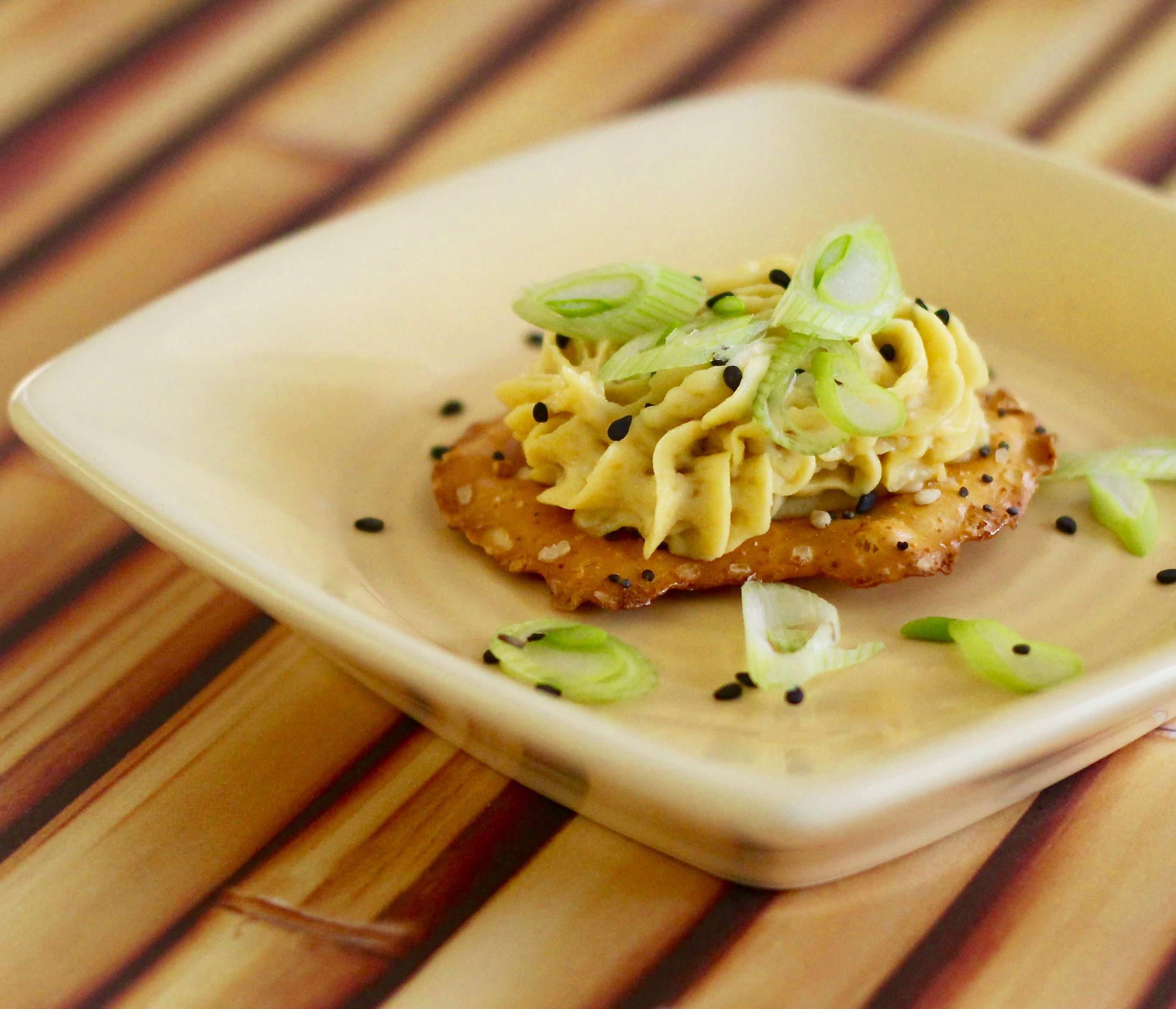 Asian Deviled Egg Pretzel Crisps®