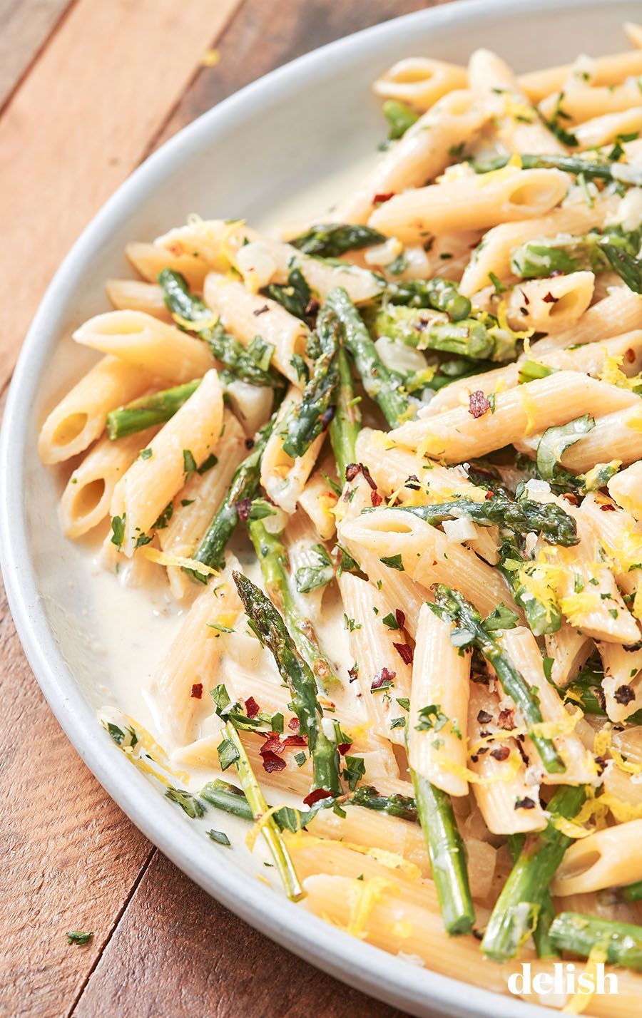 Lemony Asparagus Pasta