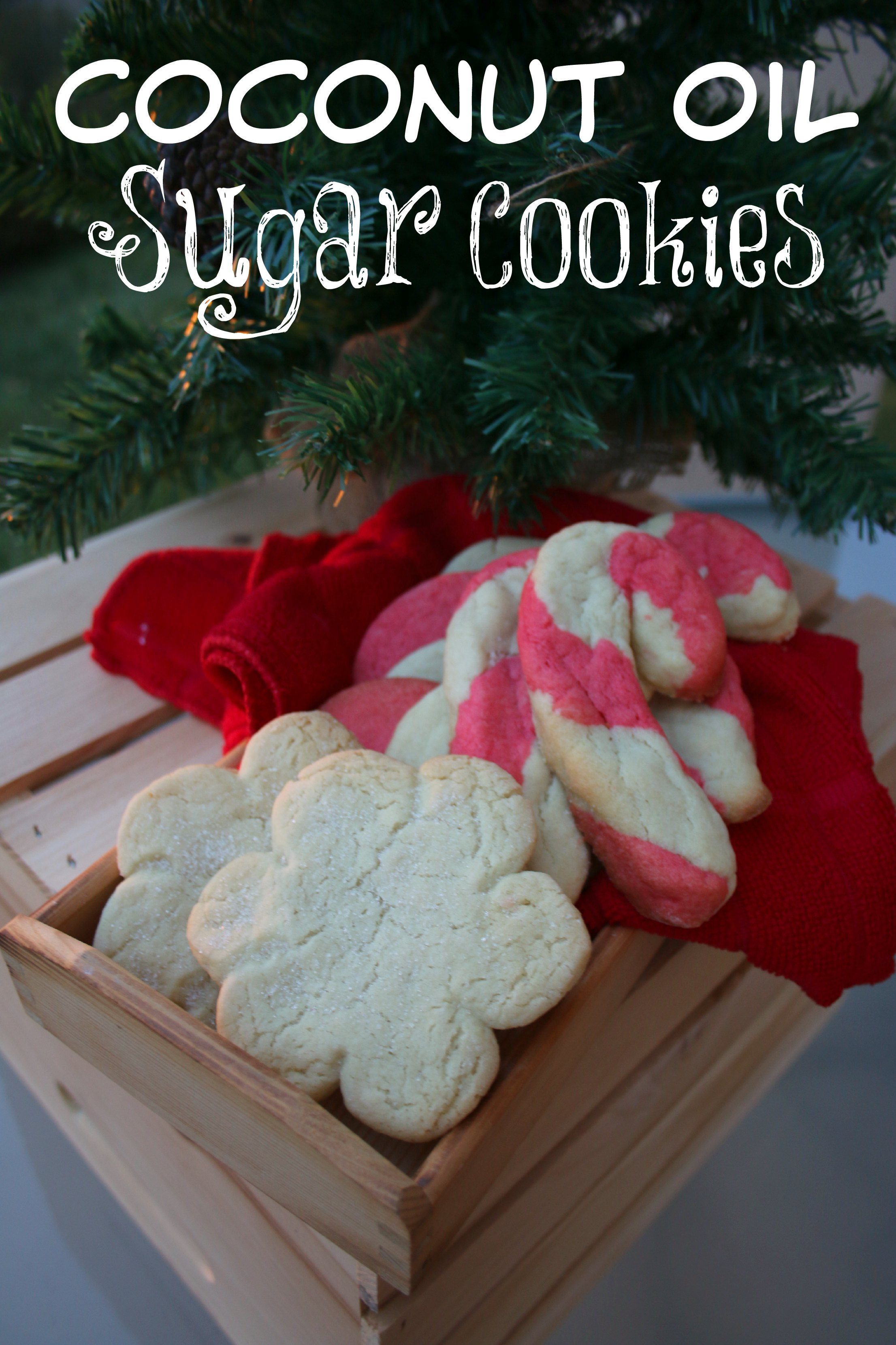 Coconut Oil Sugar Cookies