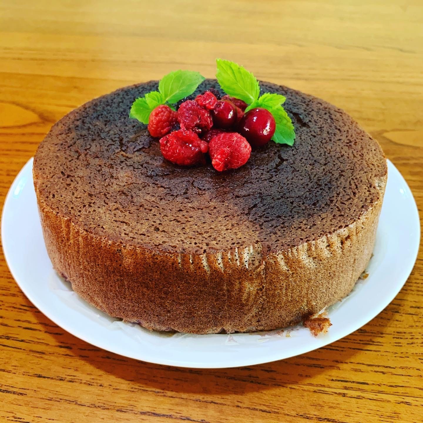 Raspberry Almond Cake