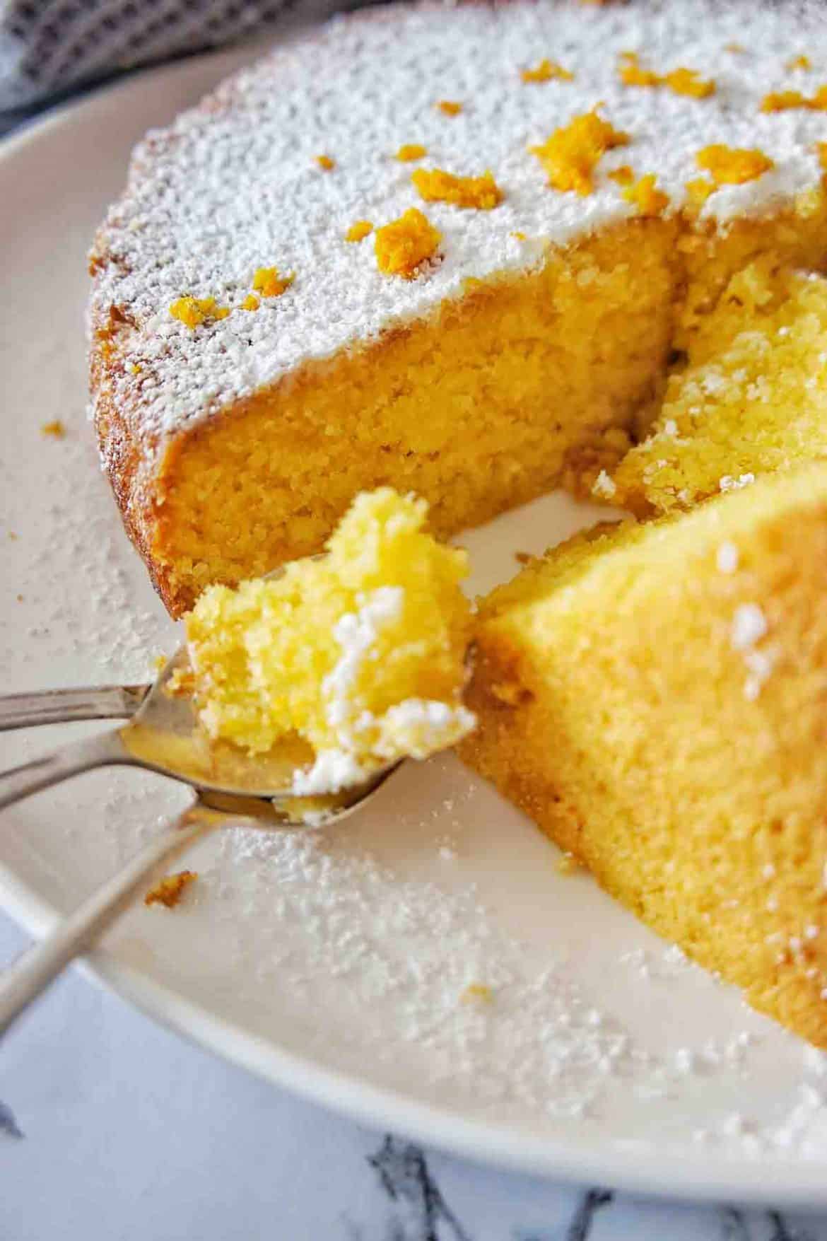 Orange Polenta Cake