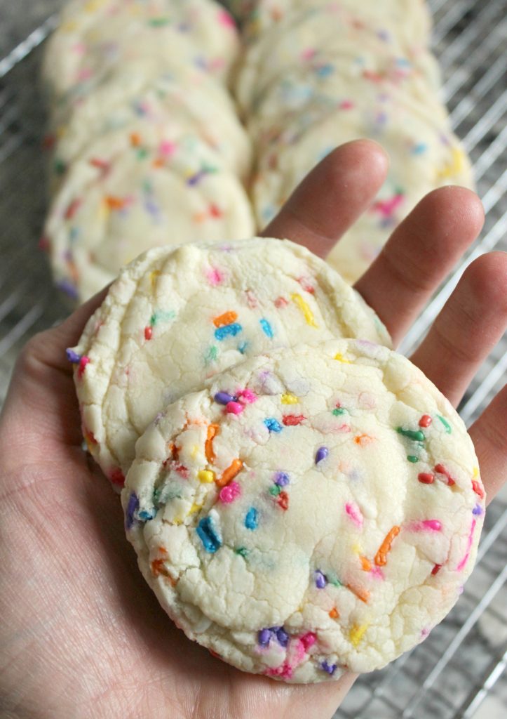 Funfetti Cake Mix Cookies