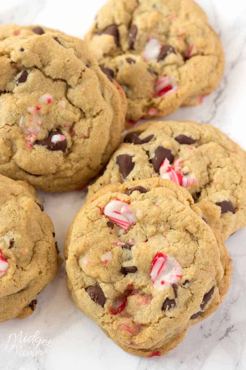 Peppermint Chocolate Chip Cookies