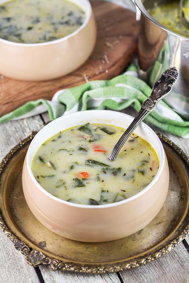 Delicious Chicken Florentine Soup