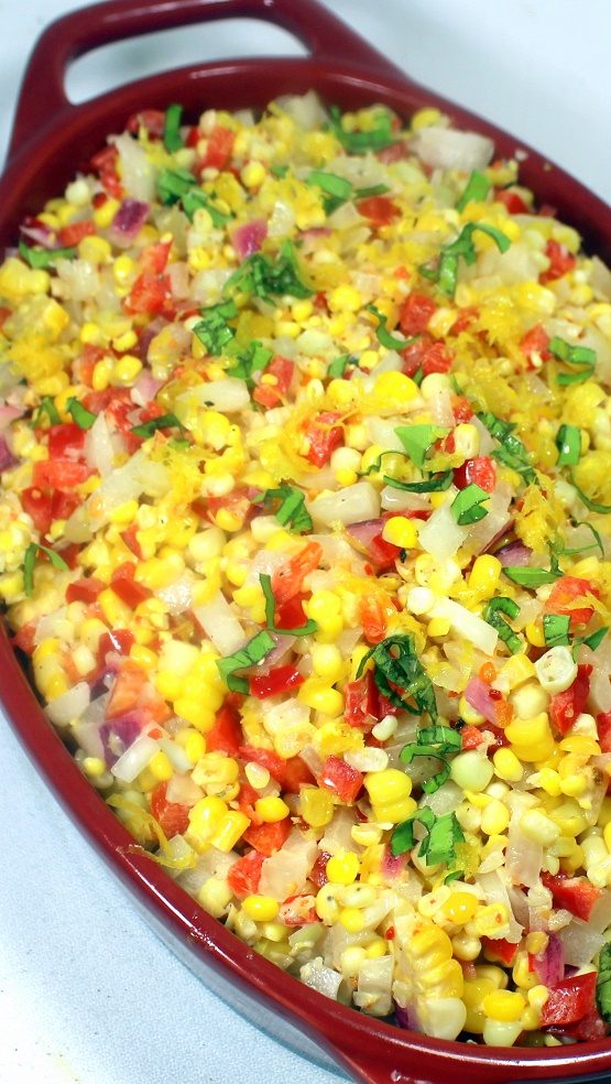 Fresh Corn Relish Salsa
