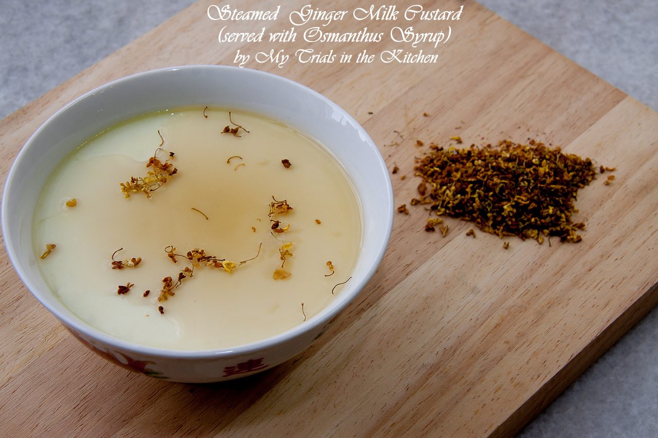 Steamed Ginger Milk Custard