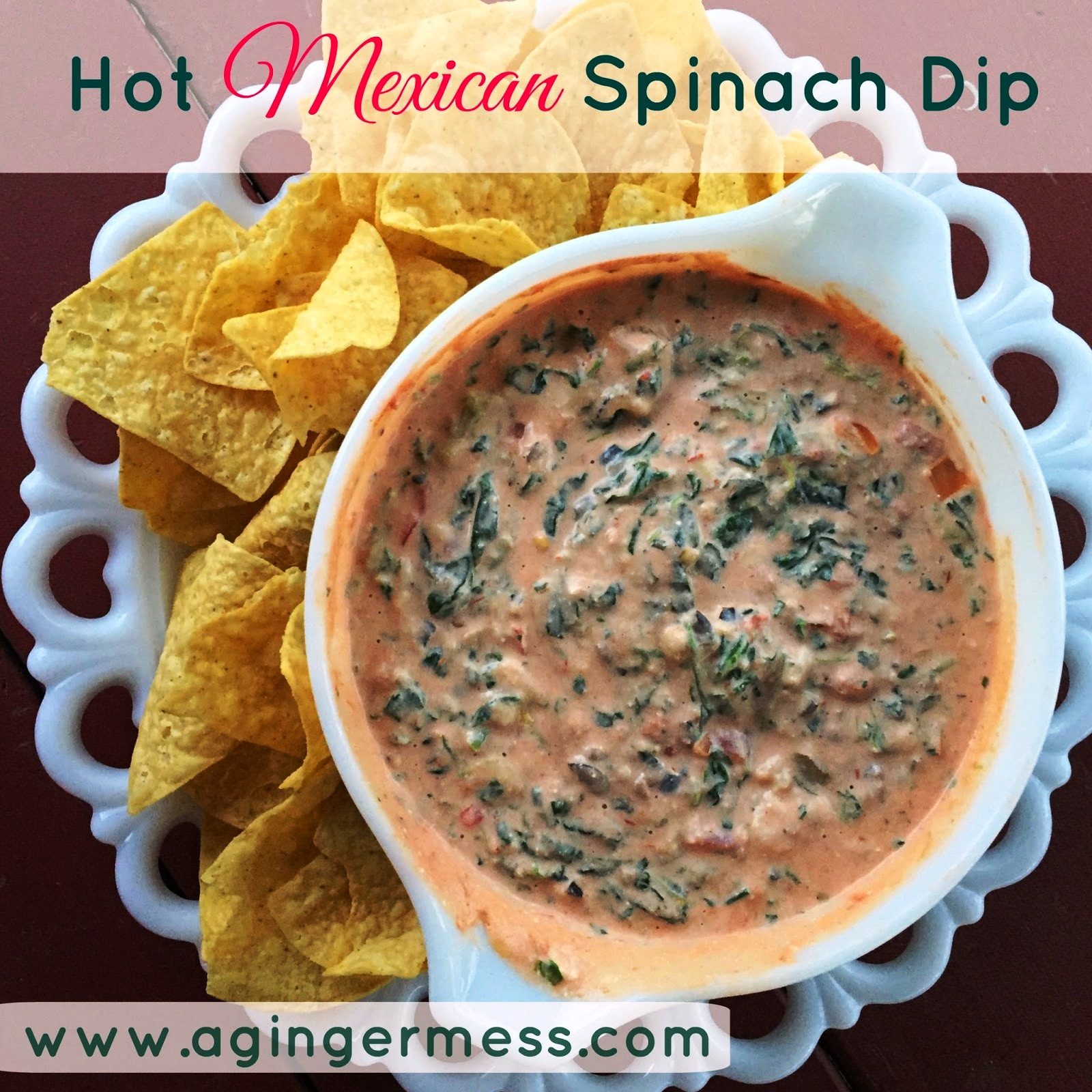 Hot Mexican Spinach Dip
