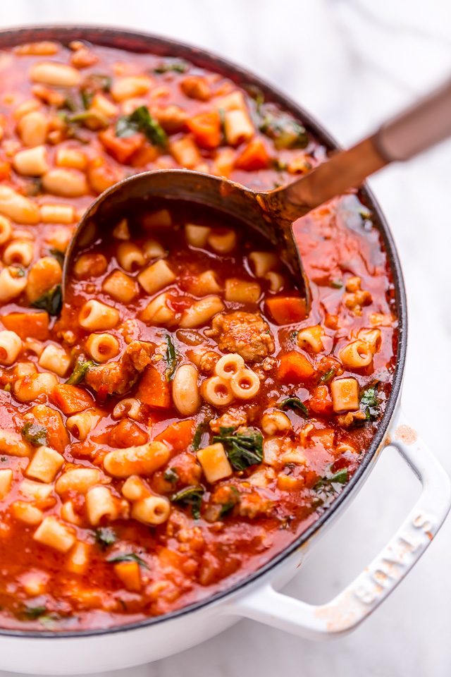 Easy Pasta Fagioli Soup