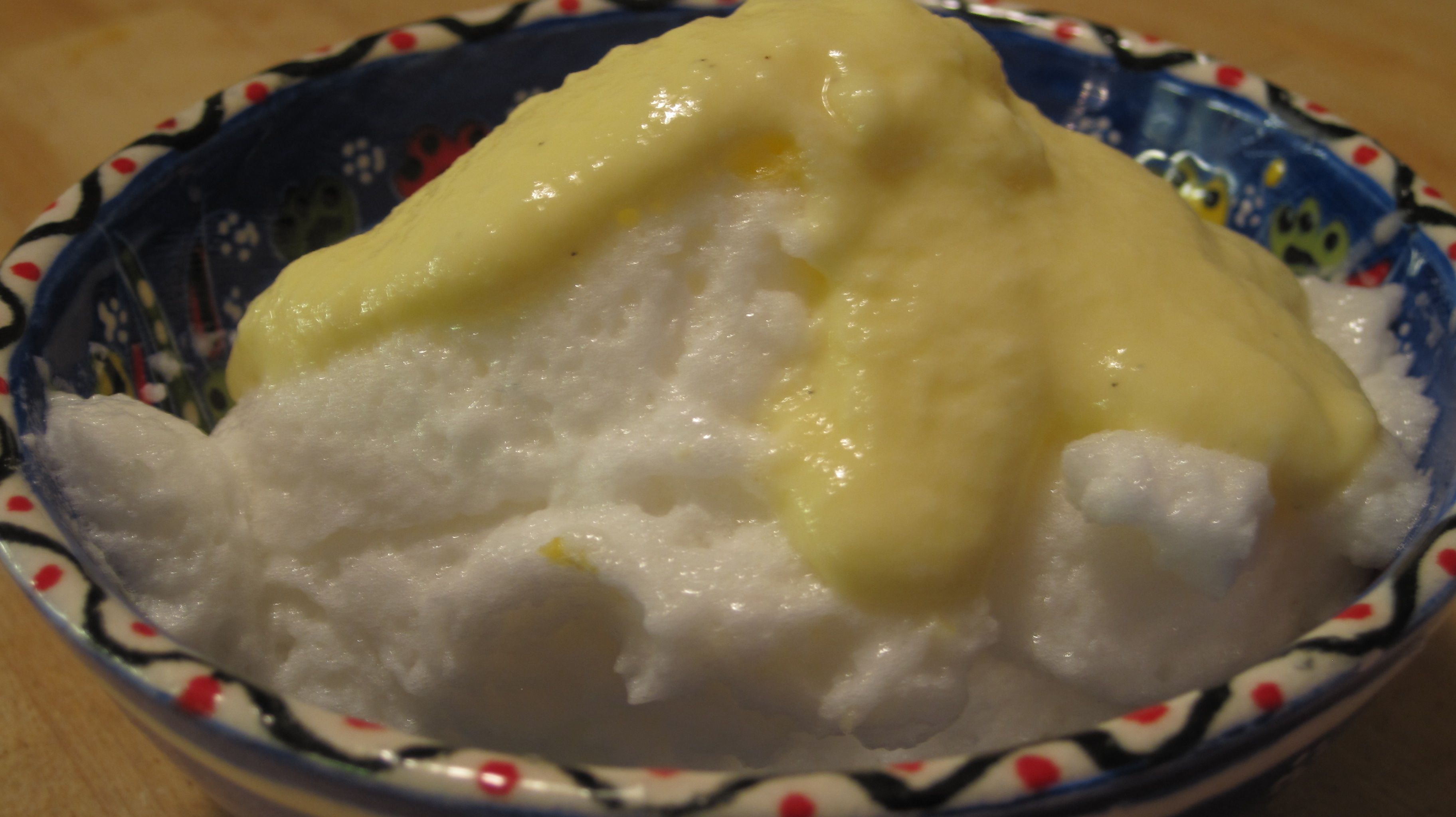 Snow Pudding Dish