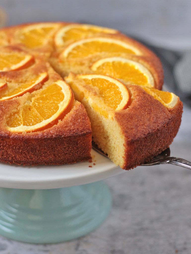 Easy Orange Semolina Cake with Almond Flour