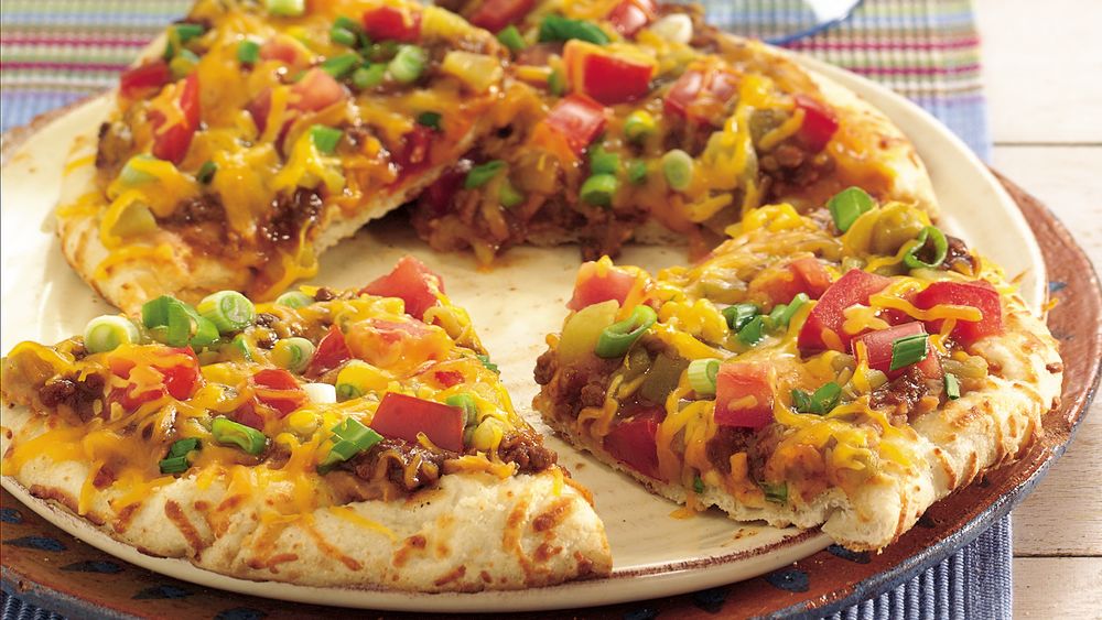 Easy Grilled Nacho Pizzas