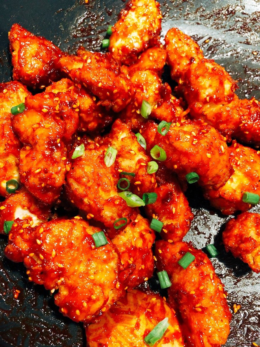 Sweet and Spicy Korean Fried Chicken
