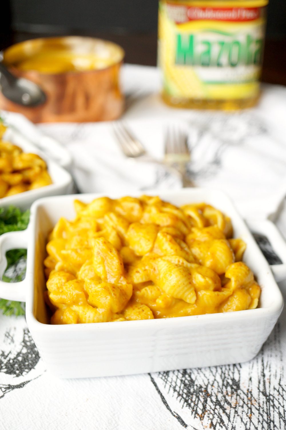 Creamy Vegan Pumpkin Macaroni